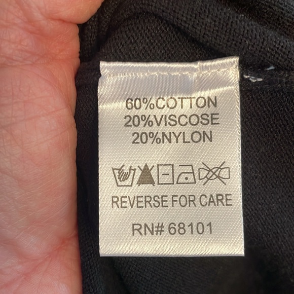 Black Studded Women's cardigan sweater size large.  Brand new never worn - Picture 4 of 8